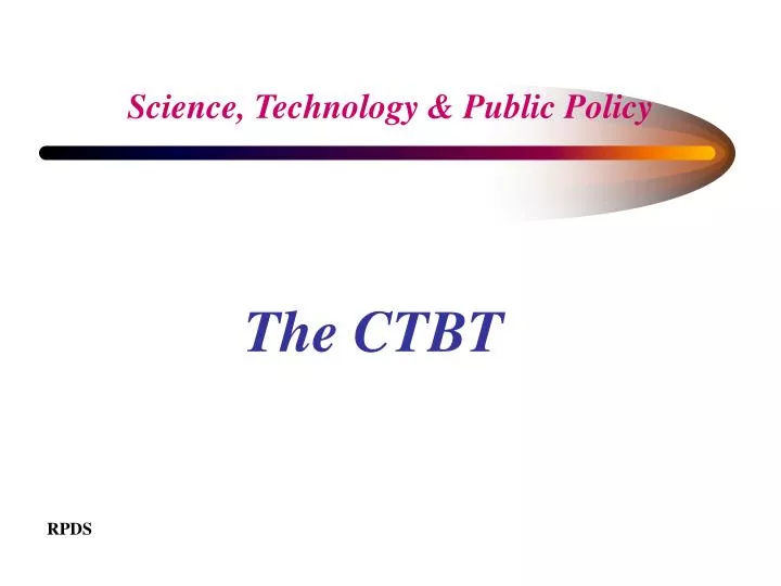science technology public policy