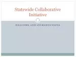 Statewide Collaborative Initiative - slide 1