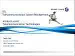 Alcatel-Lucent Telecommunication Technologies - slide 1