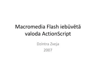 macromedia flash ieb v t valoda actionscript