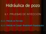 Hidráulica de pozo - slide 1