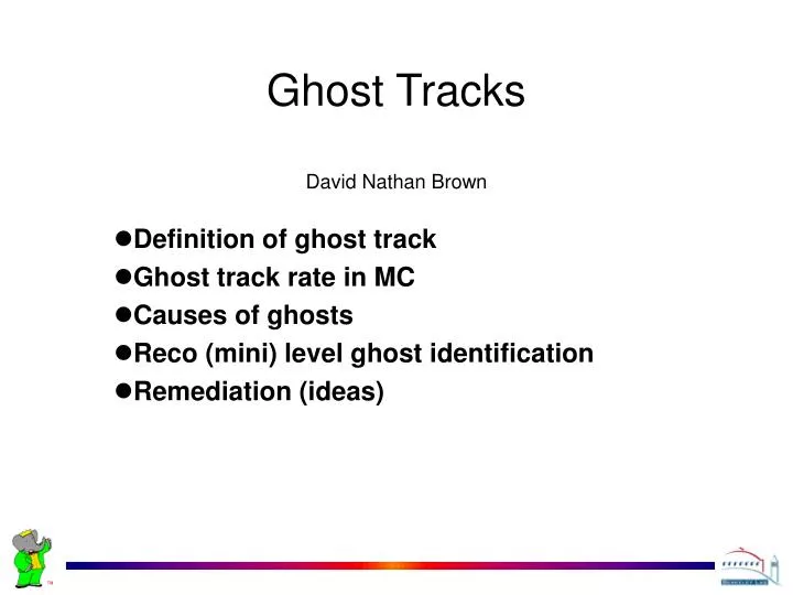 ghost tracks