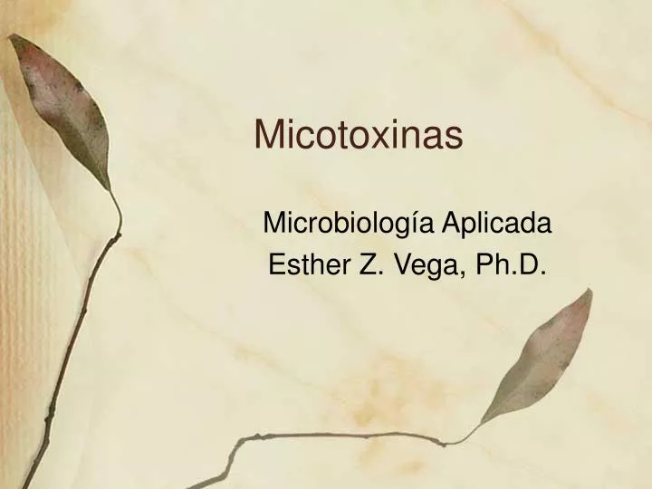 micotoxinas