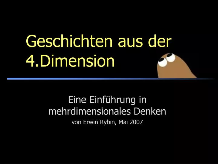 geschichten aus der 4 dimension