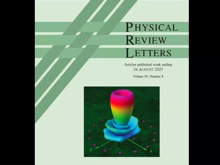 phys rev letters cover