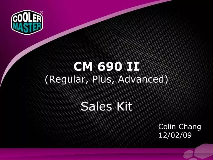 cm 690 ii regular plus advanced sales kit