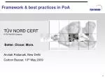 TÜV NORD CERT A TÜV NORD Company - slide 1