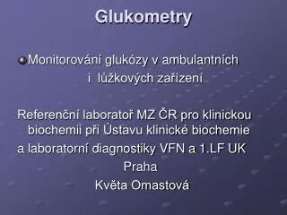 glukometry
