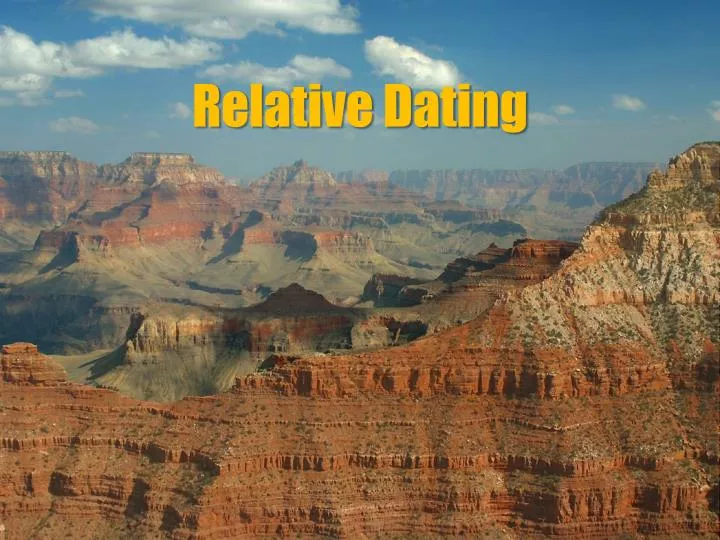 relative dating