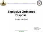 Explosive Ordnance Disposal - slide 1