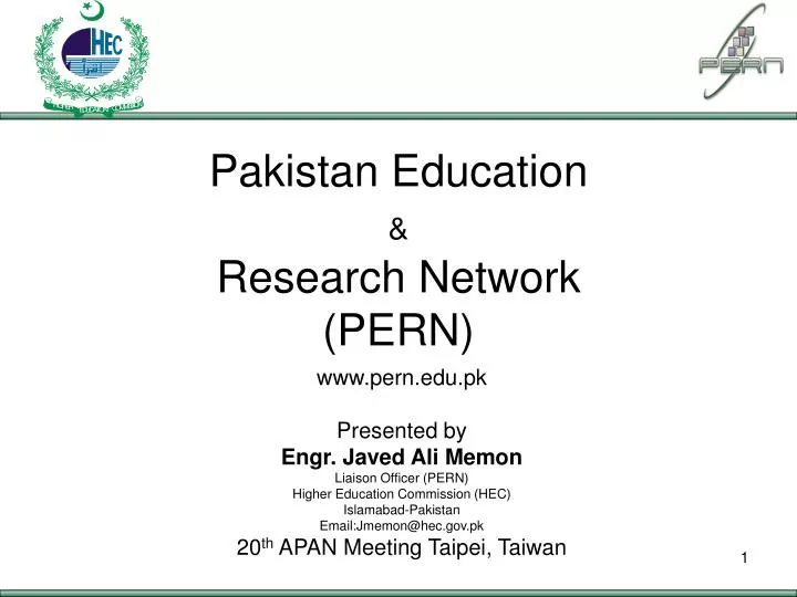 pakistan education research network pern