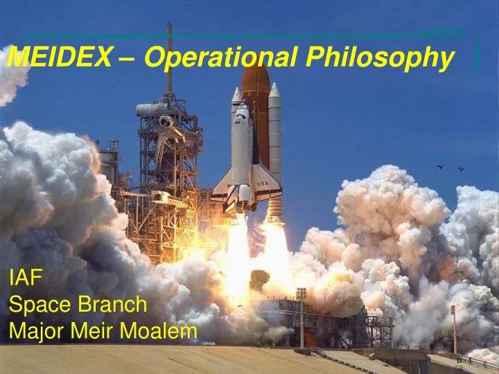 meidex operational philosophy