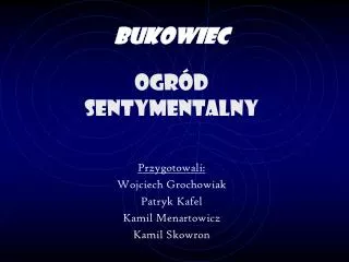 bukowiec