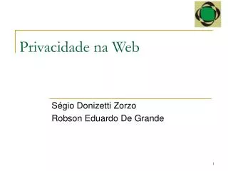 privacidade na web