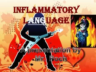 Inflammatory L ang uage