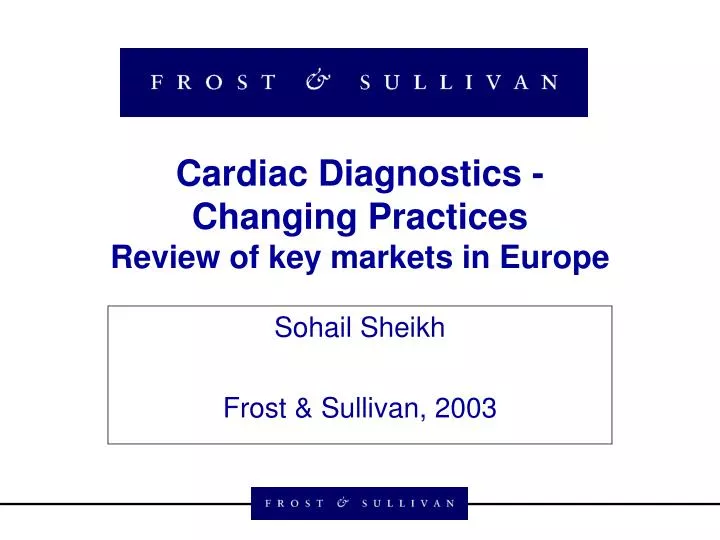 sohail sheikh frost sullivan 2003