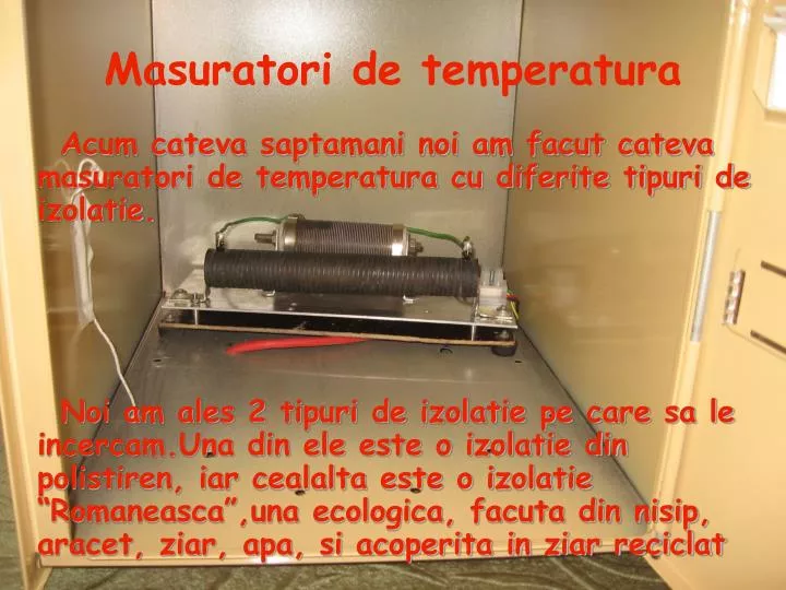 masuratori de temperatura
