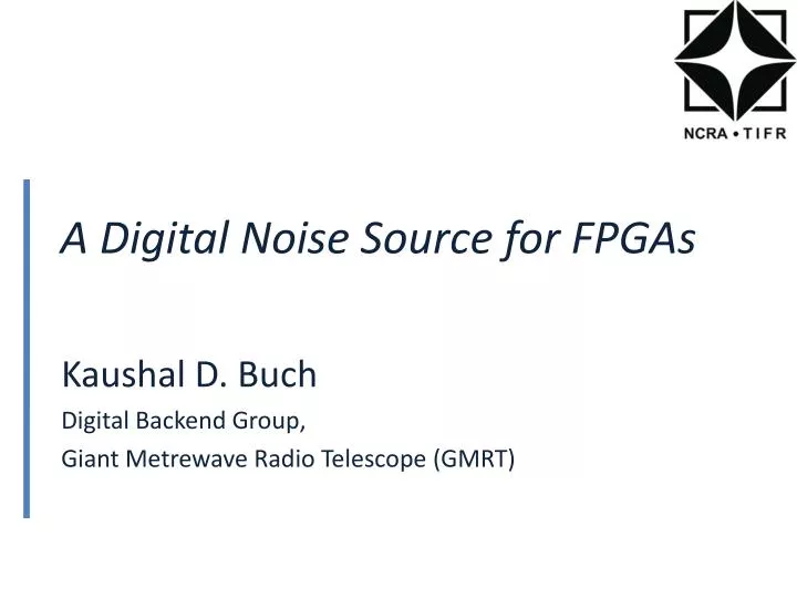 a digital noise source for fpgas