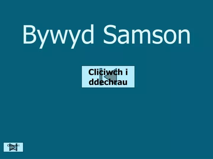 bywyd samson