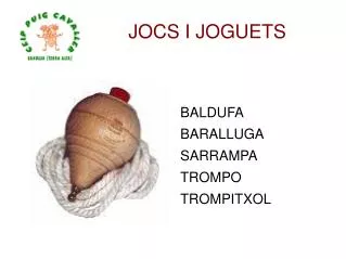 jocs i joguets