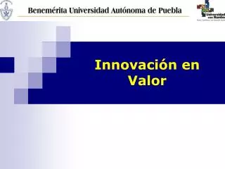innovaci n en valor
