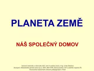 planeta zem