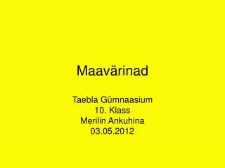 maav rinad
