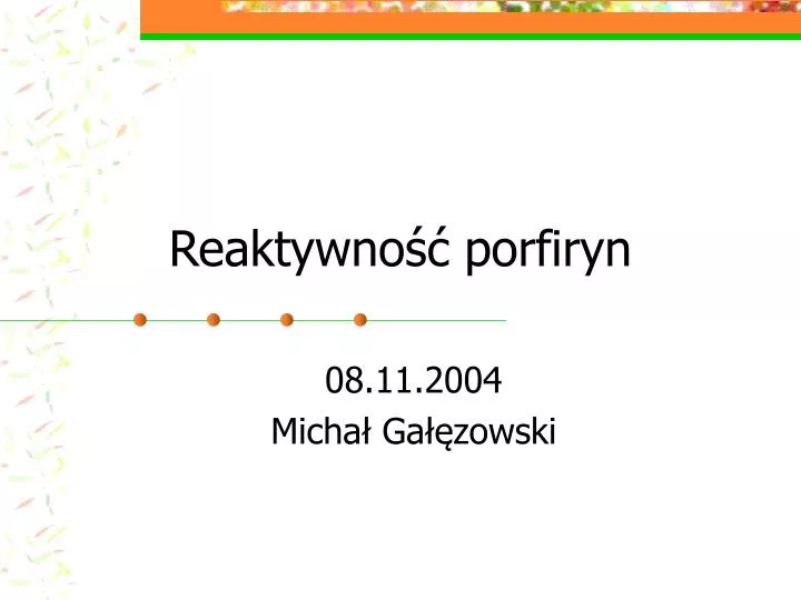 reaktywno porfiryn