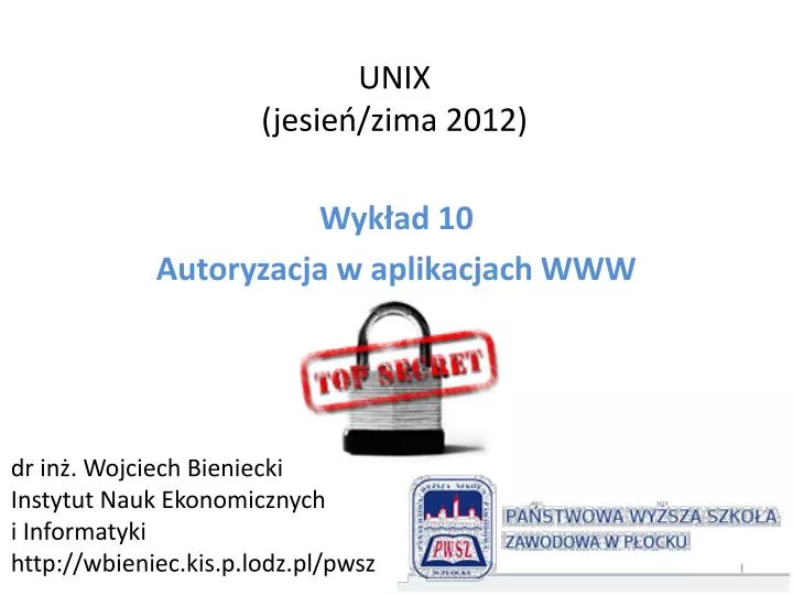 unix jesie zima 2012