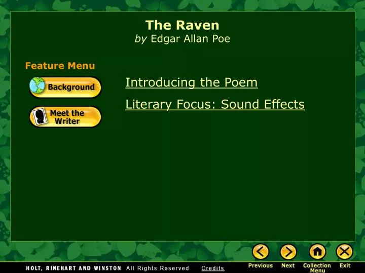the raven by edgar allan poe