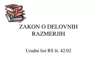 zakon o delovnih razmerjih