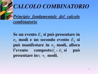 calcolo combinatorio