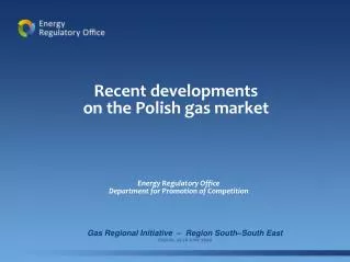 Recent developments on the Polish gas market