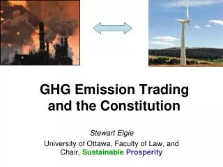 GHG Emission Trading and the Constitution