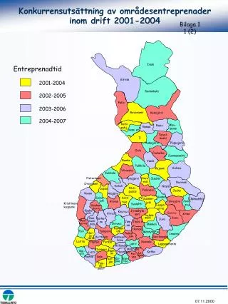 konkurrensuts ttning av omr desentreprenader inom drift 2001 2004