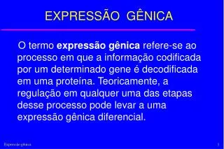 express o g nica