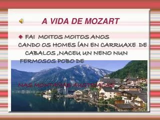 a vida de mozart