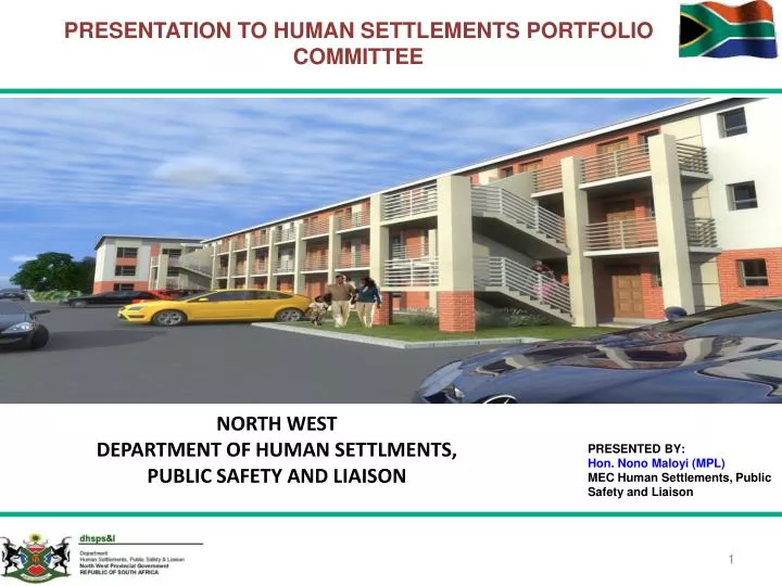 north west department of human settlments public safety and liaison