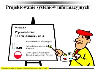 projektowanie system w informacyjnych