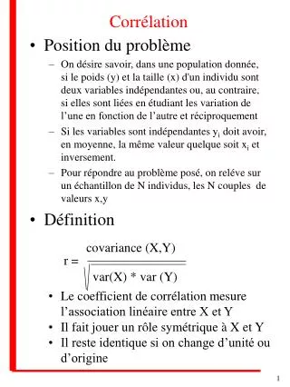 corr lation