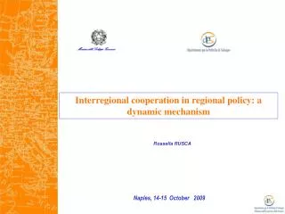 Interregional cooperation in regional policy: a dynamic mechanism