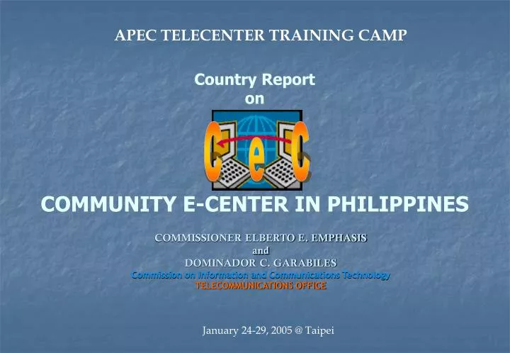 country report on