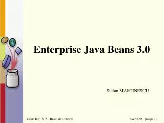 enterprise java beans 3 0