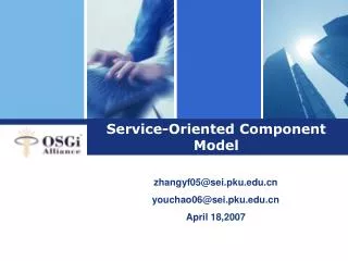 Service-Oriented Component Model