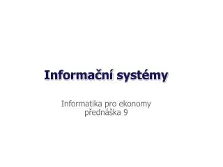 informa n syst my