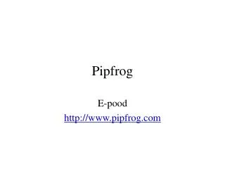 pipfrog