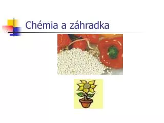 ch mia a z hradka