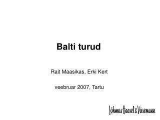 balti turud