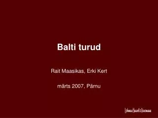 balti turud