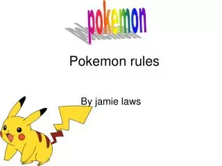 Pokemon rules